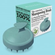 Biodegradable Scalp Massager & Shampooing Brush - Масажер за скалп - Минт