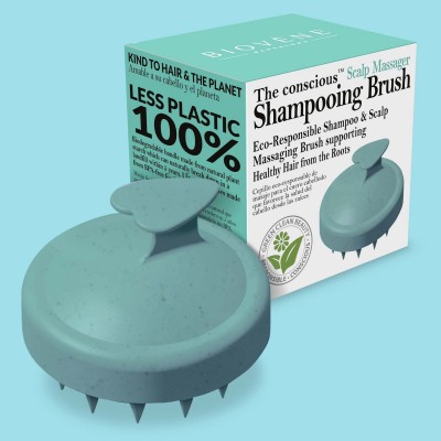 Biodegradable Scalp Massager & Shampooing Brush - Масажер за скалп - Минт