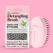 Detangling Brush - Биоразградлив компактен чешел за лесно расчешлување - Розов