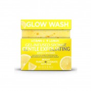 Мултифункционален сунѓер за капење и туширање со гел од лимон и витамин Ц - 75 гр. 15+ употреби