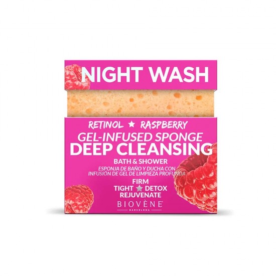 NIGHT WASH DETOX - Сунѓер за длабинско чистење на кожата со ретинол - 75 гр