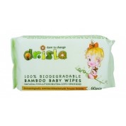 BAMBOO BABY WIPES-100% BIODEGRADABLE - Бамбусови биоразградливи влажни шамивчиња - 60парч.