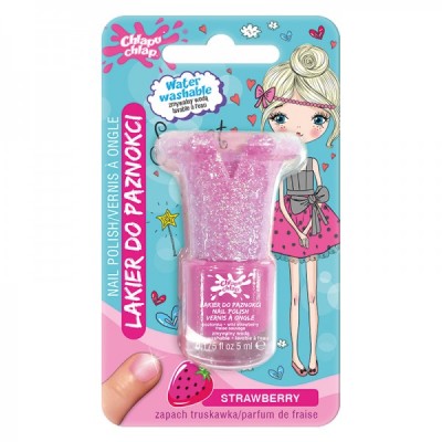 NAIL POLISH STRAWBERRY - ЛАК ЗА НОКТИ НА ВОДЕНА БАЗА 5 мл
