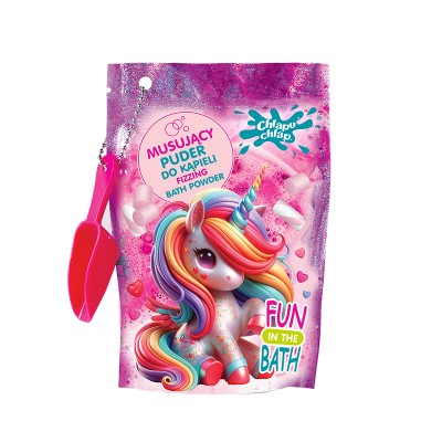 FIZZY BATH POWDER-SWEET FOAM - Магична пудра за капење со мирис на маршмалоу 150 гр