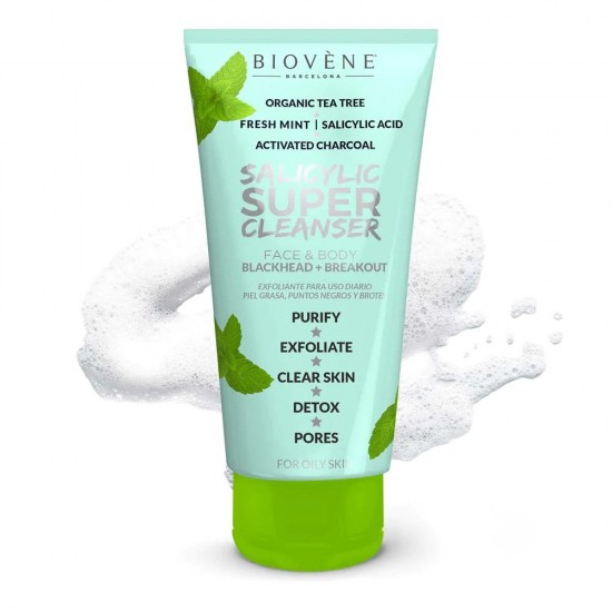 Super Breakout free Cleanser Face & Body - Гел за миење лице и тело со салицилна киселина - 200мл.
