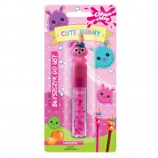 Cute Bunny Lip Gloss Rainbow Tangerine - Сјај за усни со зајаче (украс за молив) со вкус на Мандарина