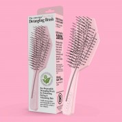 Detangling Hair Brush - Биоразградлива четка со рачка за лесно расчешлување - Ладно розова