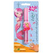 Chlapu Chlap Lip Gloss Little Mermaid Lip Balm + Ring - Сјај за усни со прстен со вкус на Ананас