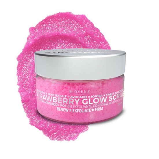 STRAWBERRY GLOW SCRUB - Пилинг за тело со екстракти од јагода - 200г